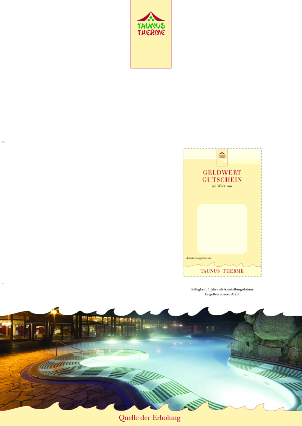 BÄDER SUITE - TAUNUS THERME GUTSCHEIN SHOP - Quelle der Erholung